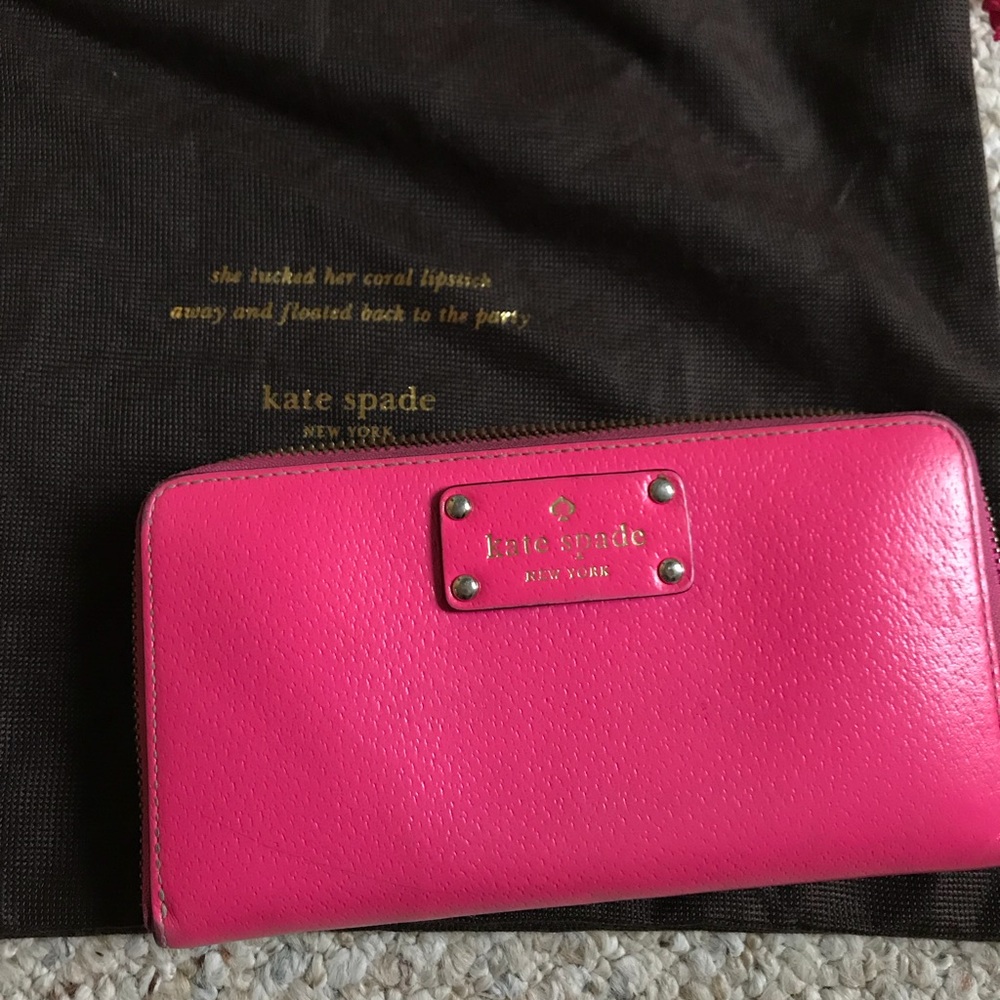 Pink Kate Spade Wallet